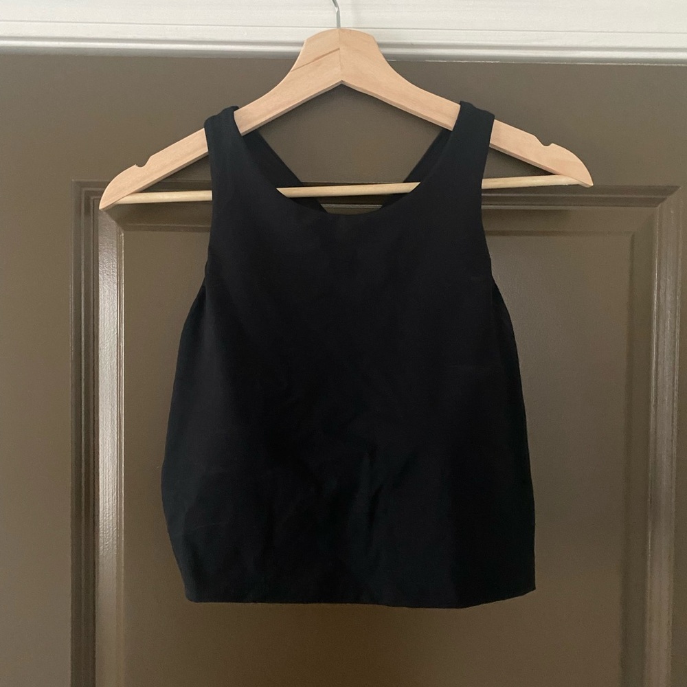 High Neck Crop Tankini Top, D-DD (L)